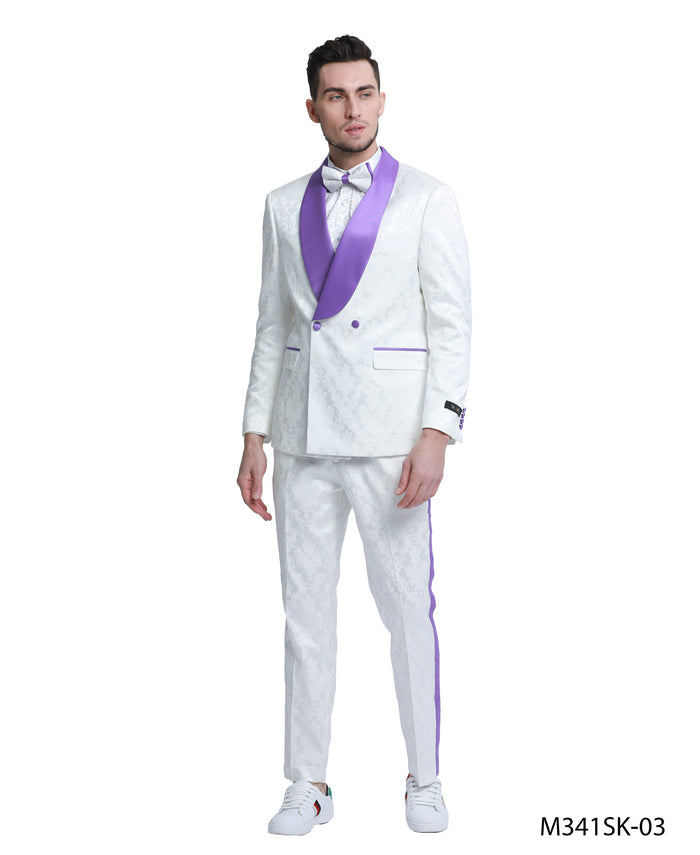 2 PC Satin Shawl Collar Suit - Giorgio's Menswear