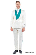 2 PC Satin Shawl Collar Suit - Giorgio's Menswear