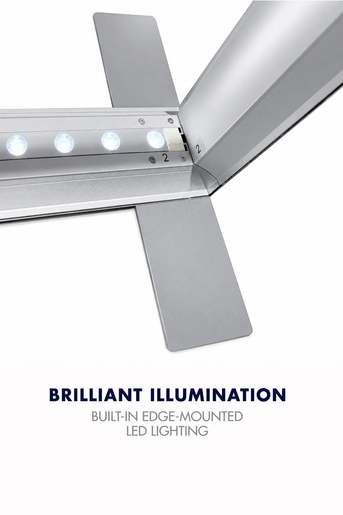 20ft Premium SEG Light Box Display with LED Backlit Frame
