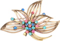 60s Charles Reiss Co. 1/20th 12k gf Burst Brooch