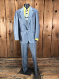 80s Five G’s Tailored Gray Western Suit    W34