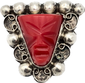 80s Sterling Iguala Aztec Brooch