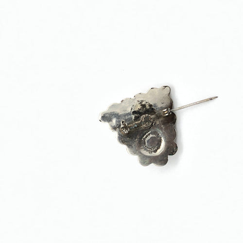 80s Sterling Iguala Aztec Brooch