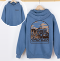 AAO BROWN TRACTOR FIELD – Hoodie - Front and Back!
