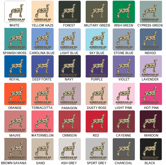 AAO Camo Lamb – Crewneck - Front & Back!