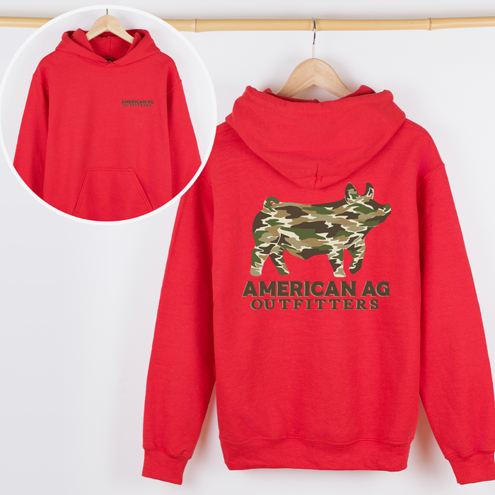 AAO CAMO PIG – Hoodie - Front and Back!