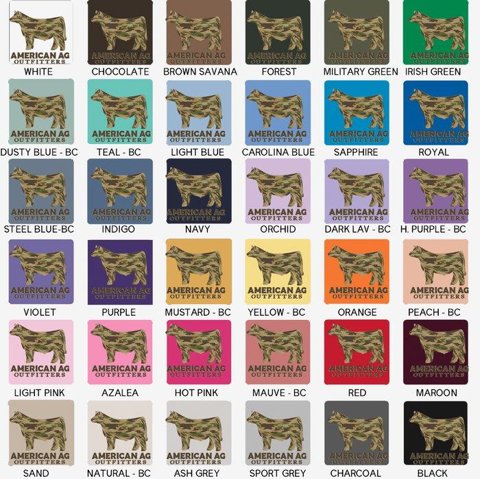 AAO CAMO STEER – Hoodie - Front and Back!