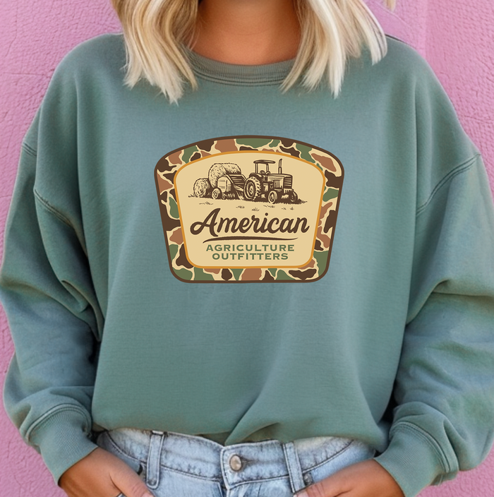 AAO Camo Surround– Crewneck