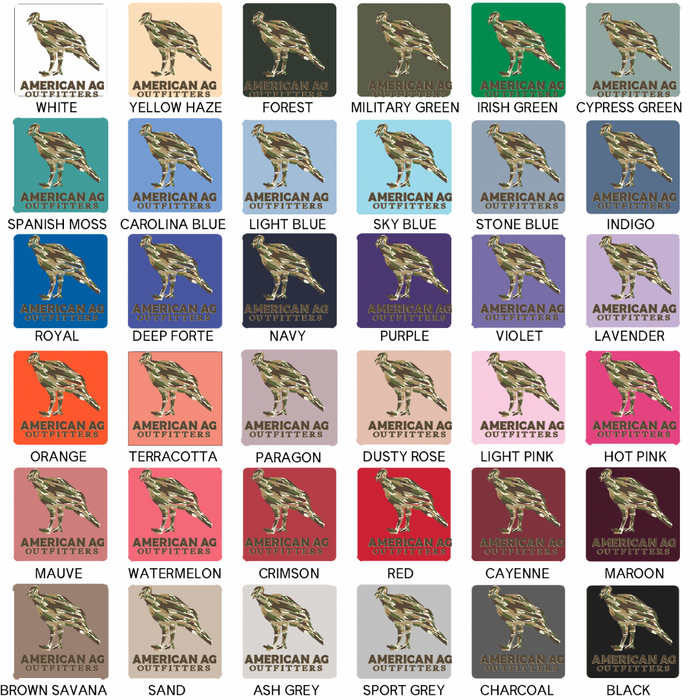 AAO Camo Turkey – Crewneck - Front & Back!