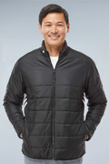 Adidas Men's 3-Stripes Puffer Full-Zip Jacket A570