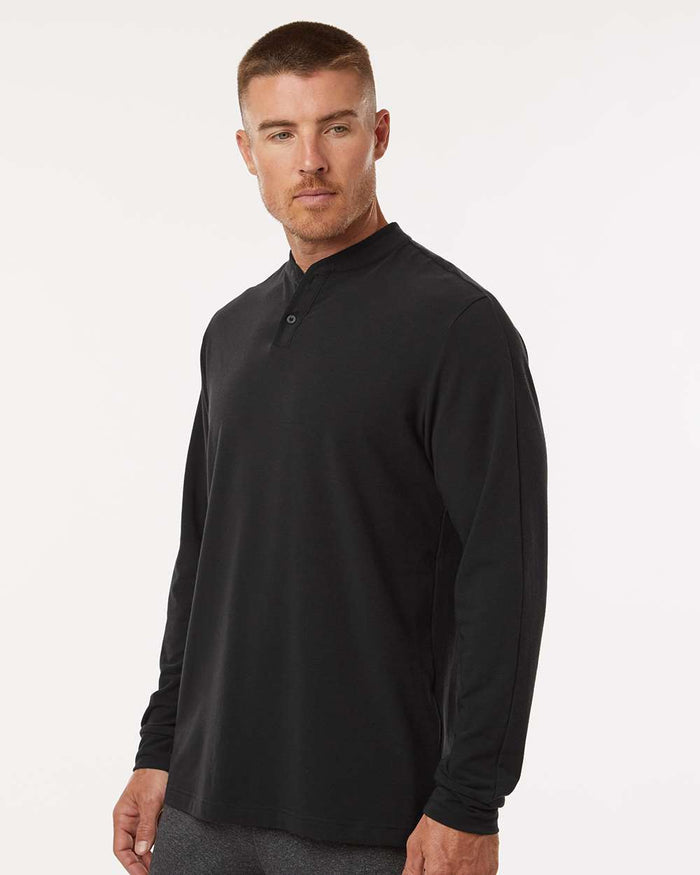 Adidas Men's Henley Long Sleeve T-Shirt A597