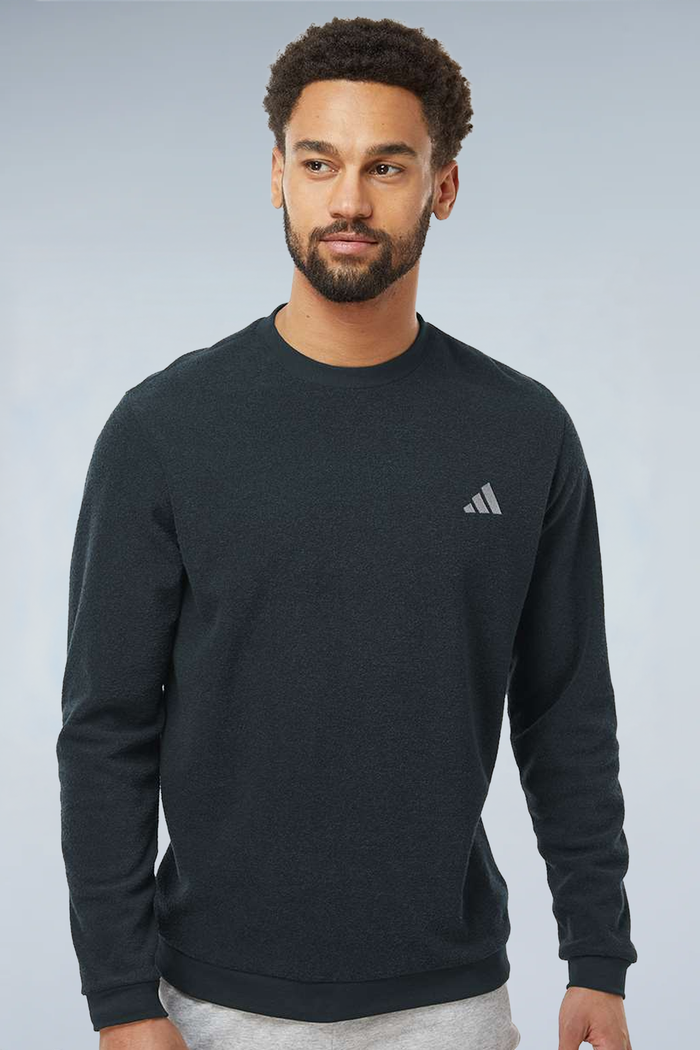 Adidas Men's Terry Loop Crewneck Sweatshirt A586
