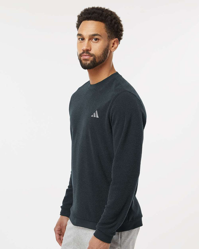 Adidas Men's Terry Loop Crewneck Sweatshirt A586