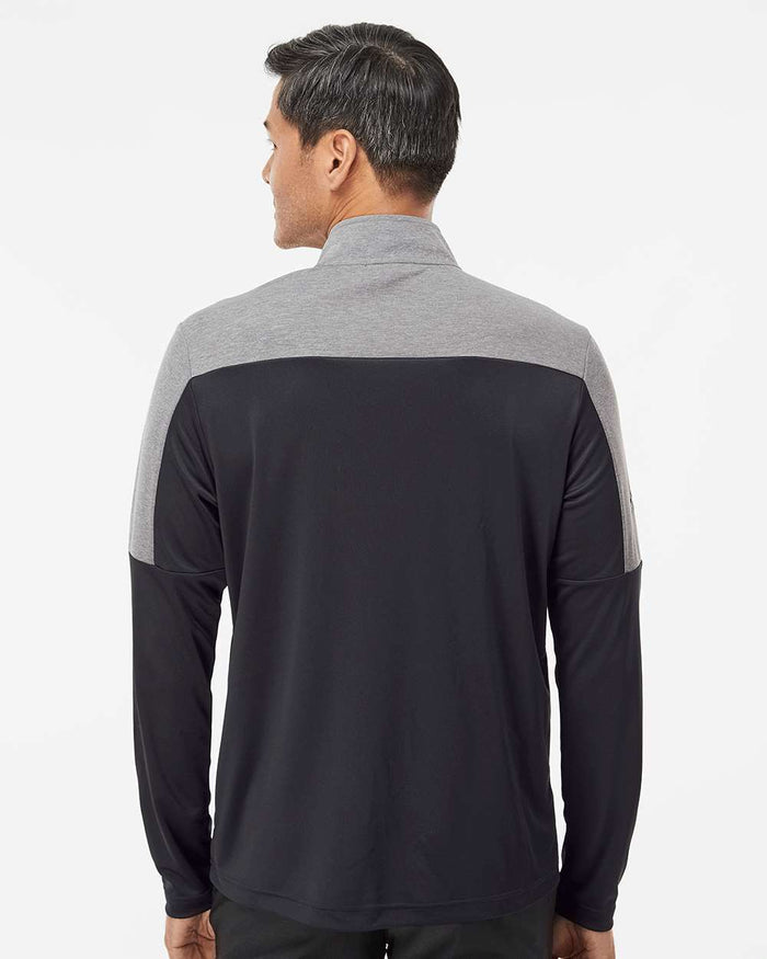 Adidas Men's Ultimate365 Lightweight Colorblocked Quarter-Zip Pullover A552