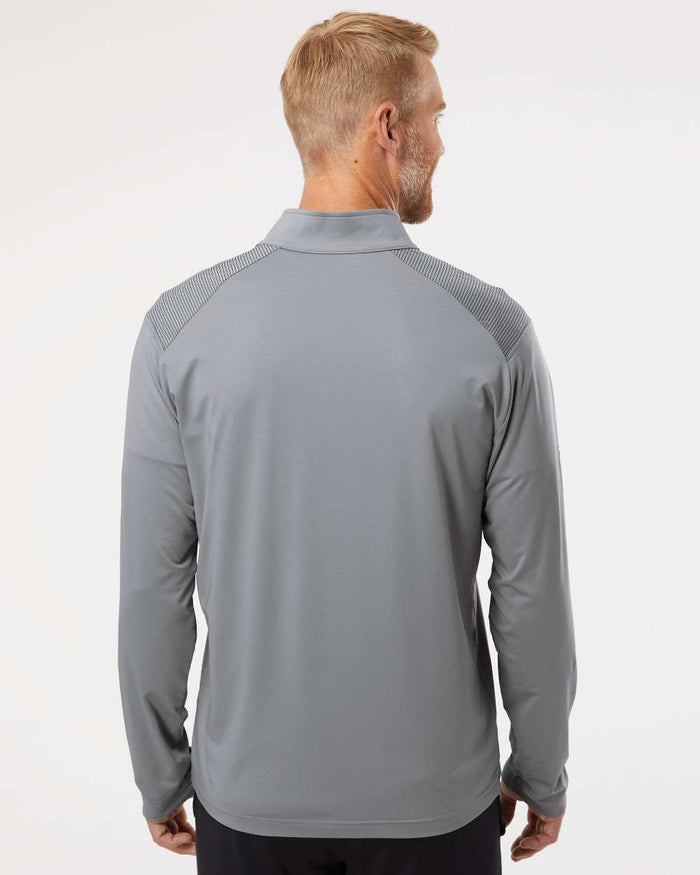 Adidas Men's Ultimate365 Lightweight Shoulder Stripe Quarter-Zip Pullover A520
