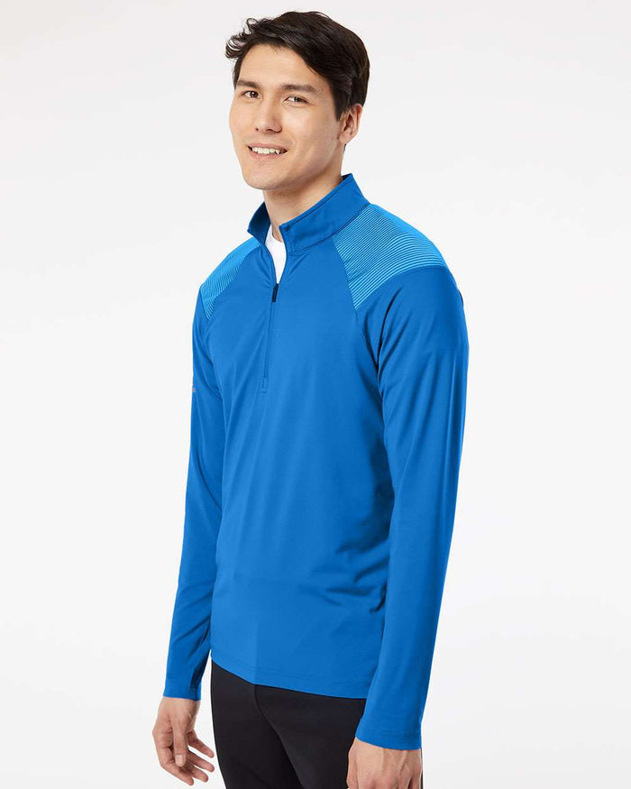 Adidas Men's Ultimate365 Lightweight Shoulder Stripe Quarter-Zip Pullover A520