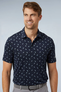 Adidas Men's Ultimate365 Mesh Print Polo A2012