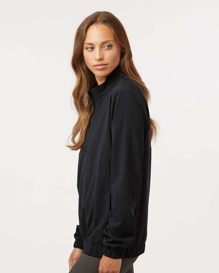Adidas Women's Stretch Woven Half-Zip Pullover A706