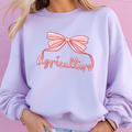 Agriculture Bow Script Pink– Crewneck