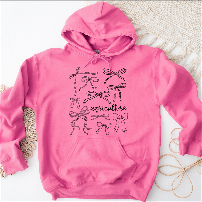 Agriculture Bows Black Ink - Hoodie
