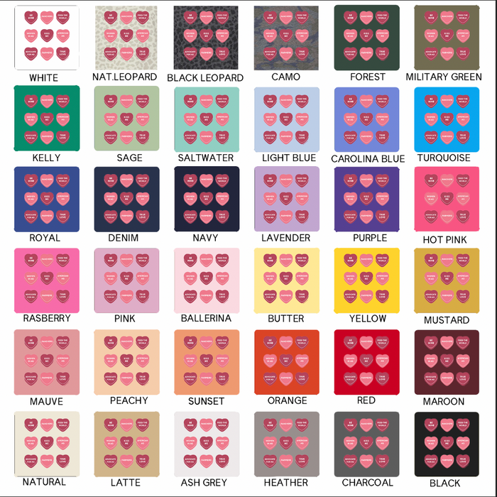 Agriculture Candy Hearts – Infant/Toddler/Youth