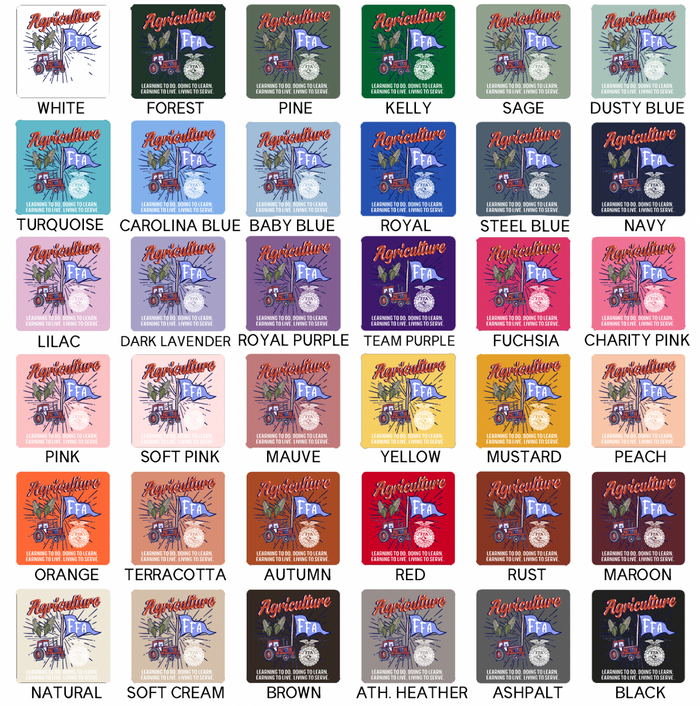 Agriculture FFA Spirit- Bella Canvas T-Shirt