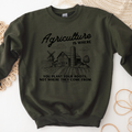 Agriculture is Where You Plant Your Roots Black Ink – Crewneck