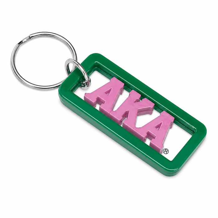 AKA Mirror Rectangle Keychain