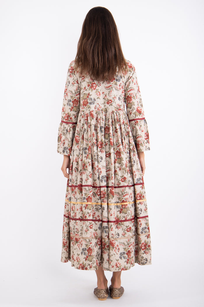 Alep Cotton Printed Floral Dress
