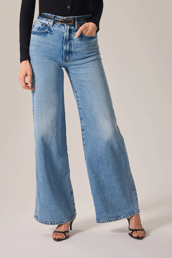 Alexa Wide Leg - Euclid Wash