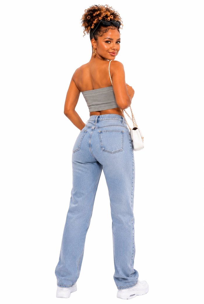 Ali - Stretchy Strapless Tube Crop Top