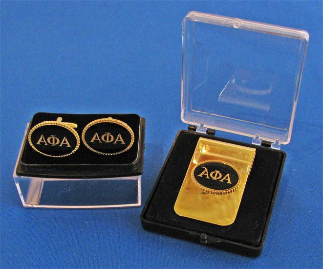 Alpha Phi Alpha Greek Cufflinks