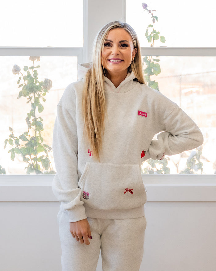 Ampersand Ave Comfort Zone Hoodie - Girly Things FINAL SALE Ampersand Ave