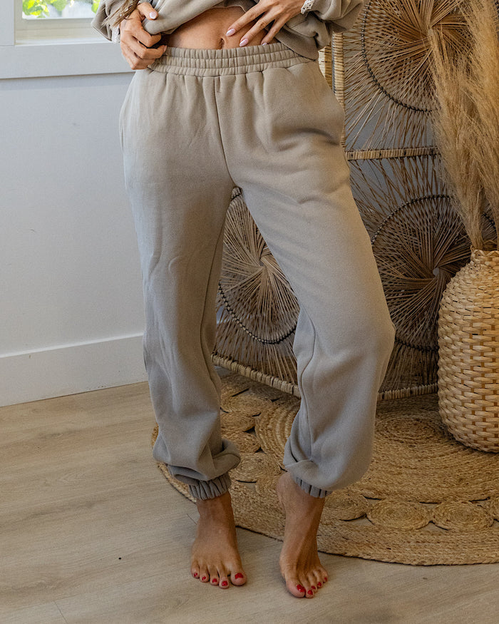 Ampersand Ave Comfort Zone Joggers - Mocha Lace Ampersand Ave