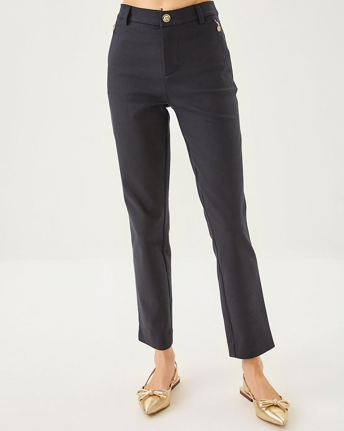 Ana High Rise Pant - Noir