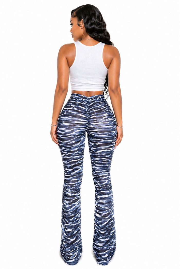 Andrea.....Stacked Multi Color Pants