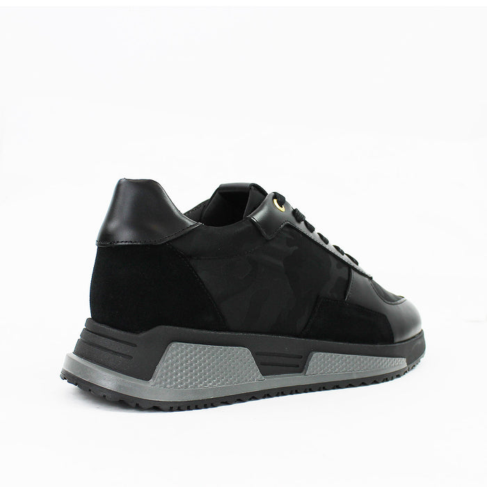 Android Homme - El Matador Monochromatic Camo Trainers In Black - Nigel Clare