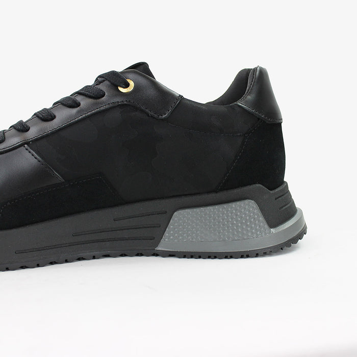 Android Homme - El Matador Monochromatic Camo Trainers In Black - Nigel Clare