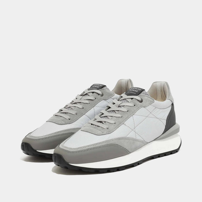 Android Homme - Marina Del Rey Ripstop Trainers in Grey - Nigel Clare