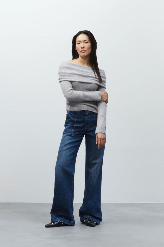 Aria Jean - Dark Blue Comfort Stretch