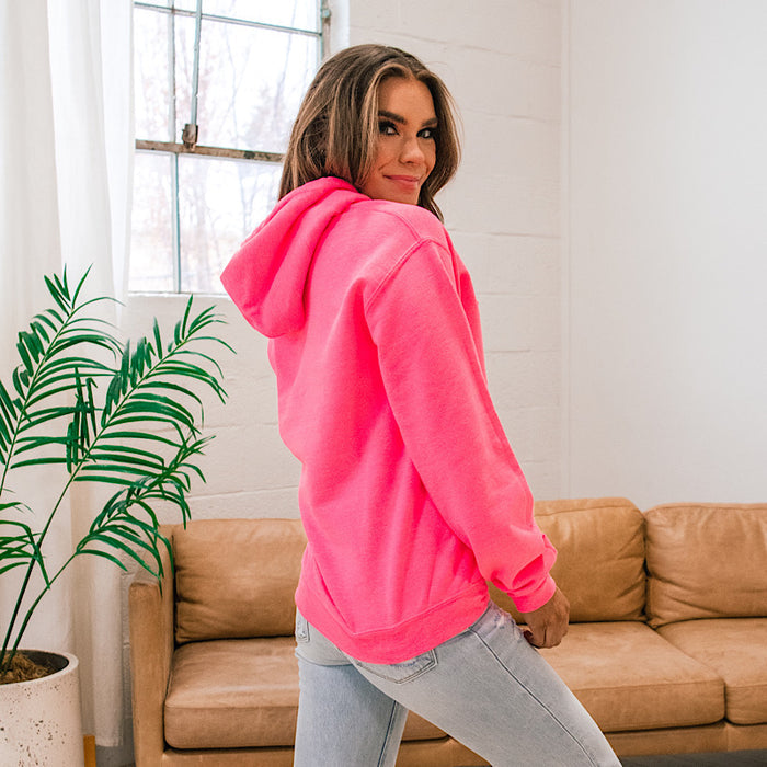 Arrow 22 Neon Pink Hoodie  Twisted Pelican