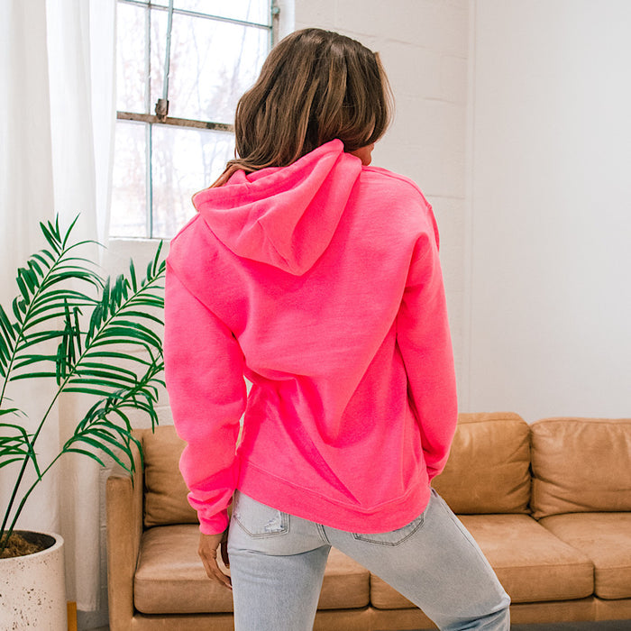 Arrow 22 Neon Pink Hoodie  Twisted Pelican