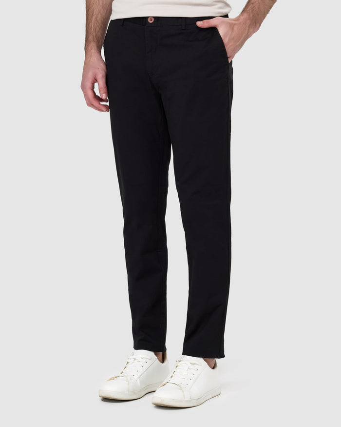 Asquith Black Chino - Men's Pants at Menzclub