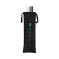 Aviana™ Juniper Reusable Tritan Straw Set - Black | Custom Branded | Lemon Print