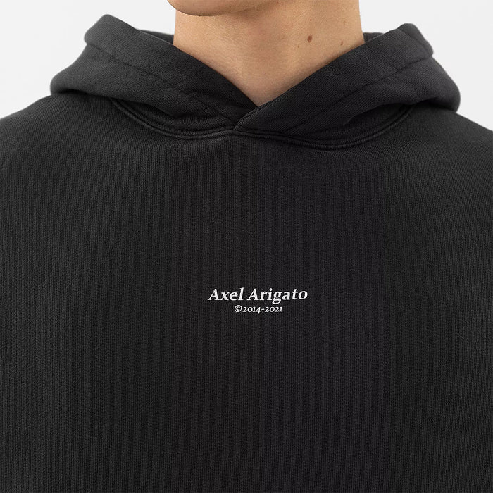 Axel Arigato - Focus Logo Hoodie in Faded Black - Nigel Clare