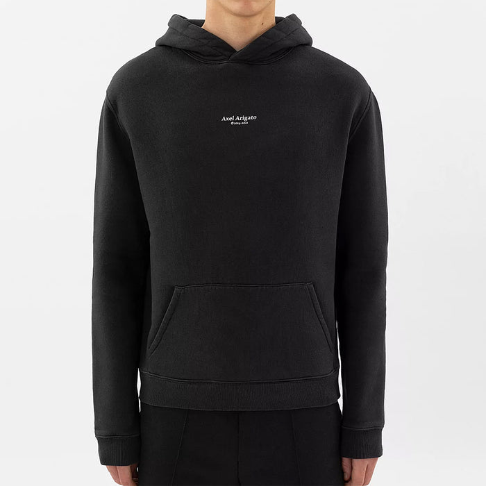 Axel Arigato - Focus Logo Hoodie in Faded Black - Nigel Clare