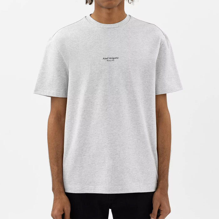 Axel Arigato - Focus Logo T-Shirt in Grey Melange - Nigel Clare
