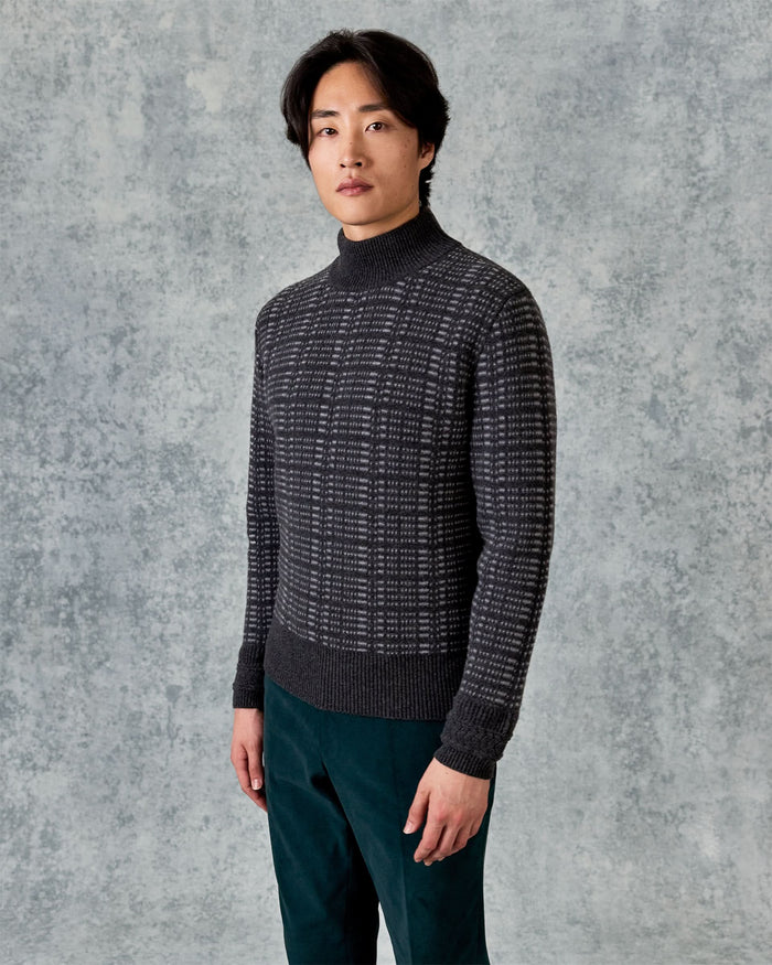 Ballentyne Merino Wool Morse Code Knit
