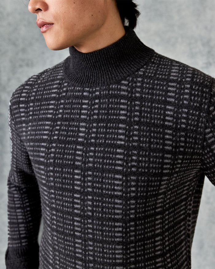 Ballentyne Merino Wool Morse Code Knit