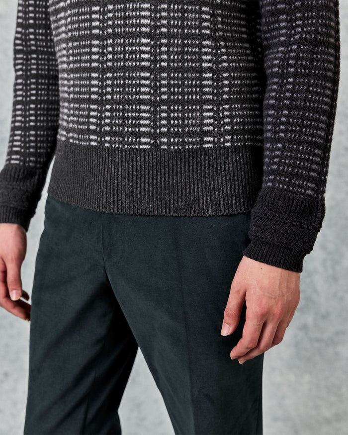 Ballentyne Merino Wool Morse Code Knit